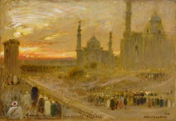 Le Caire vu de la porte de la citadelle, 1910